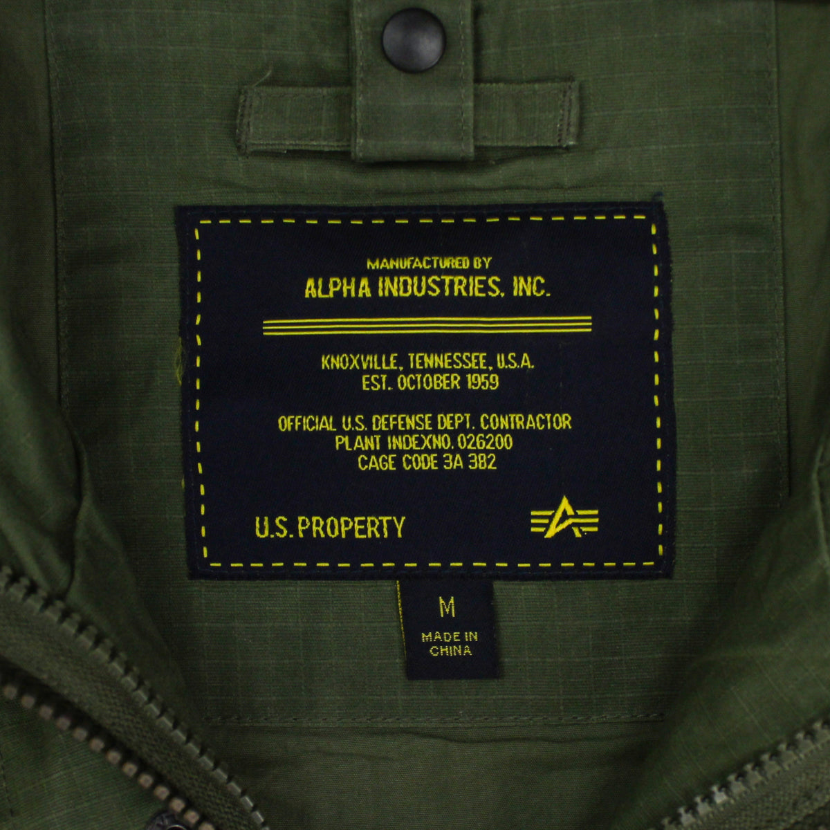 Alpha Industries Waxed Cotton Ripstop Utility Field Jacket