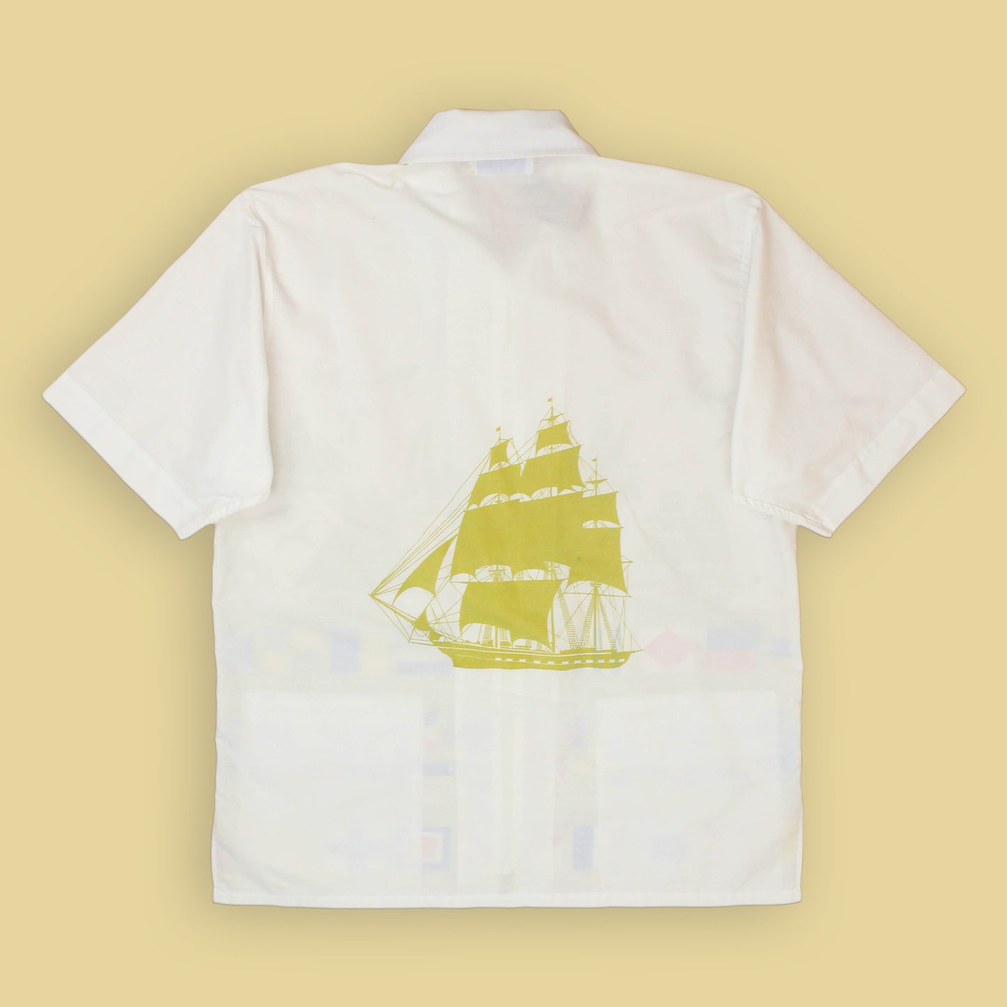 The Bagshaws of St. Lucia Nautical Print Zip Shirt Jacket