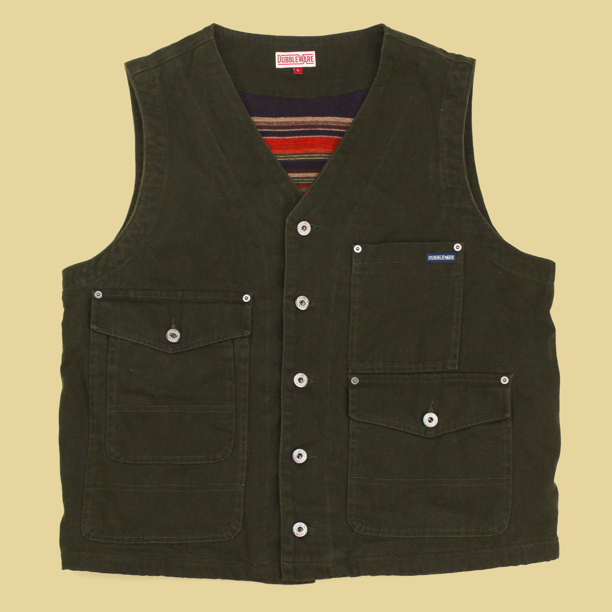 Dubbleware Blanket-Lined Canvas Work Vest