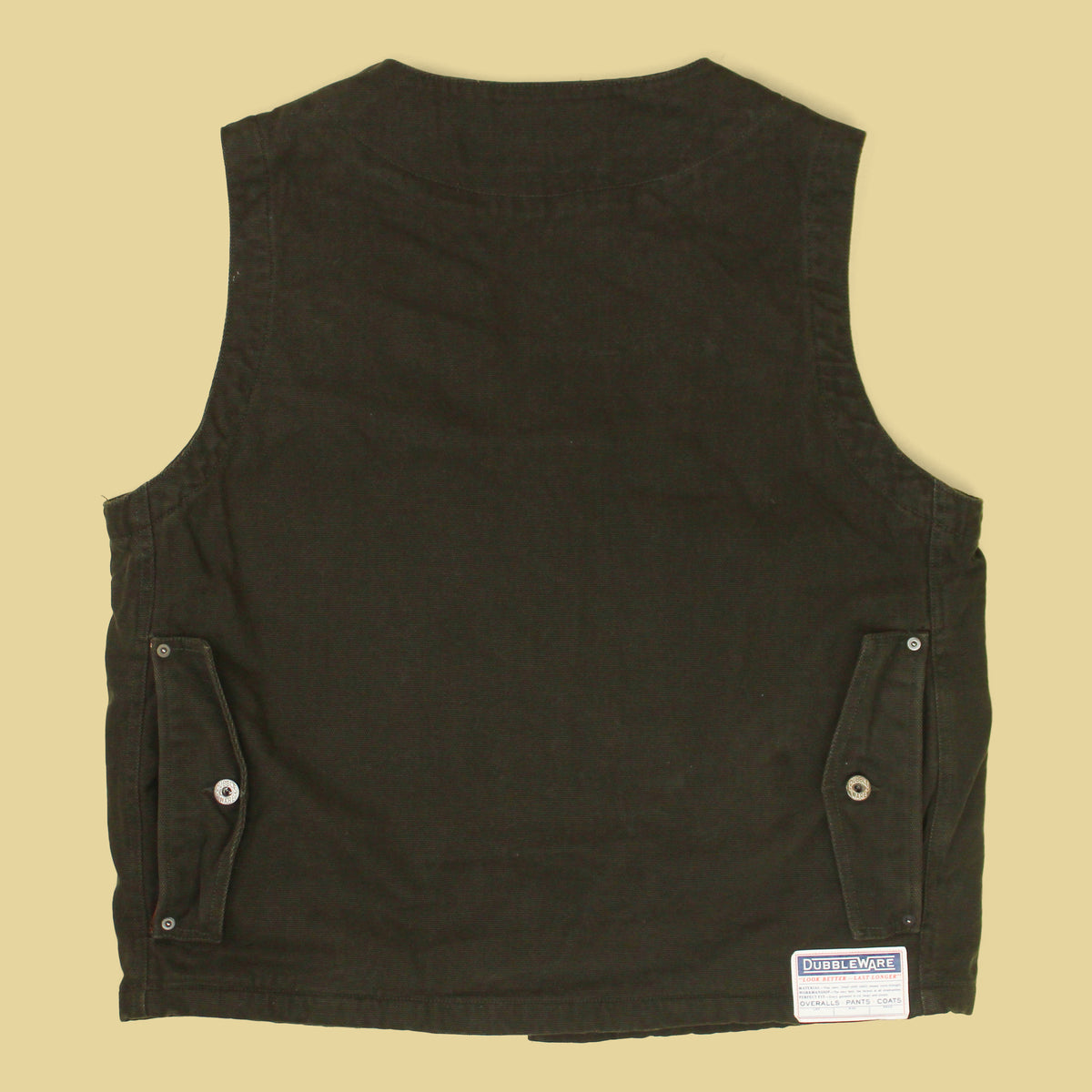 Dubbleware Blanket-Lined Canvas Work Vest