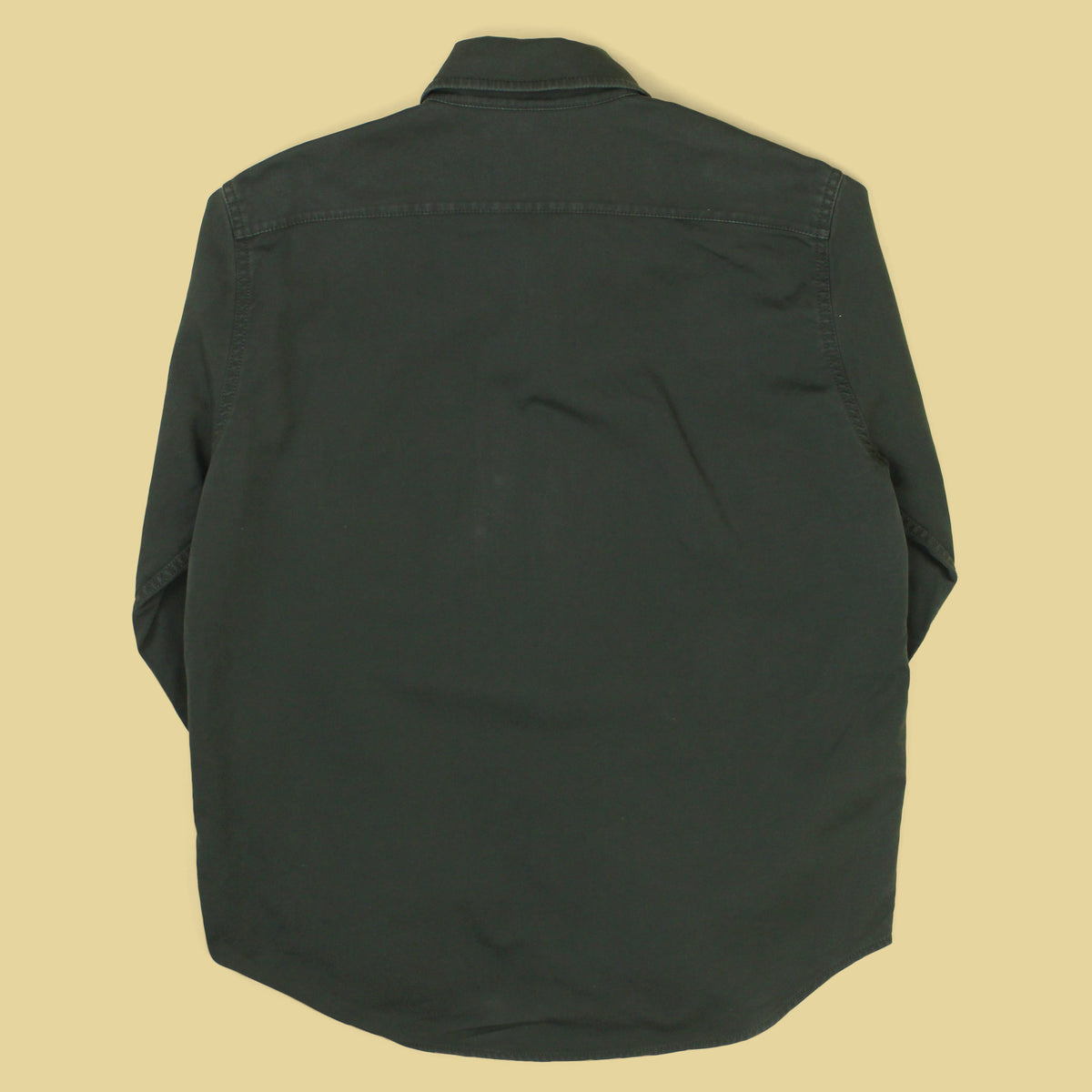 Arket Cotton Blend Twill Button-Up Shirt