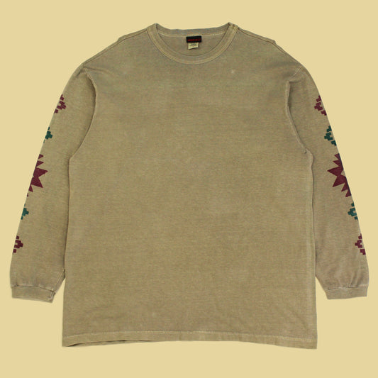 Vintage Gramicci Southwestern Print Long Sleeve T-Shirt