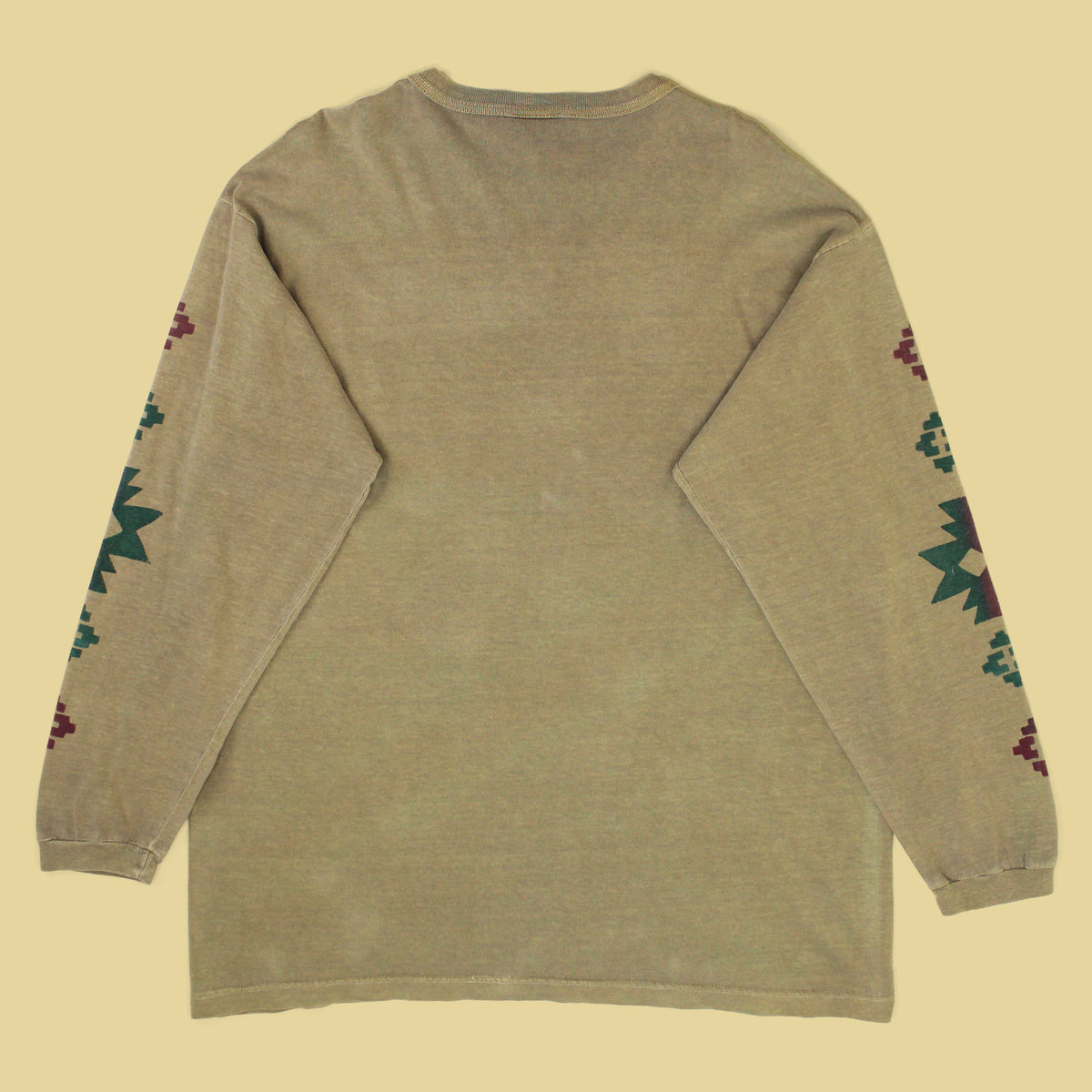 Vintage Gramicci Southwestern Print Long Sleeve T-Shirt