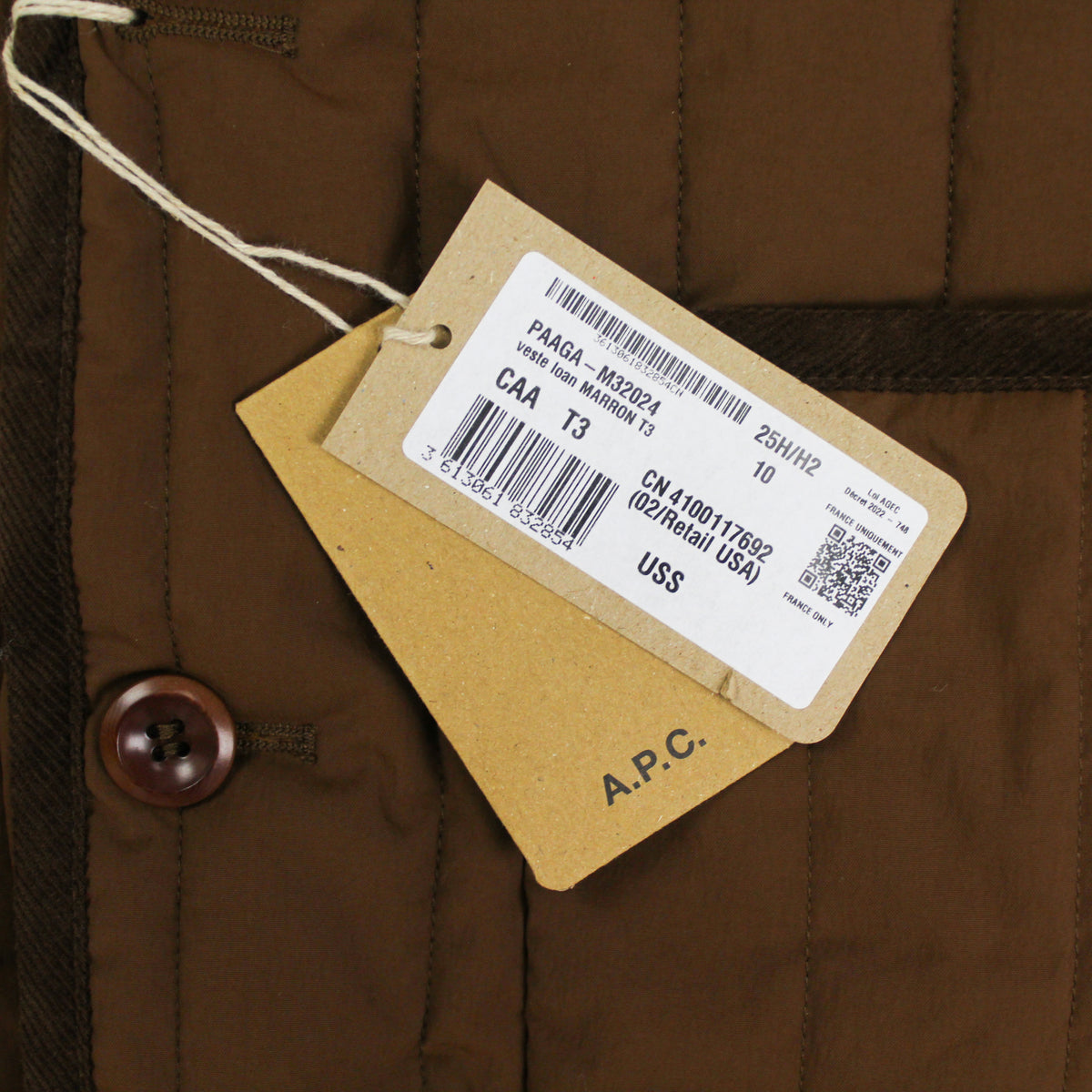 A.P.C. Quilted Vest
