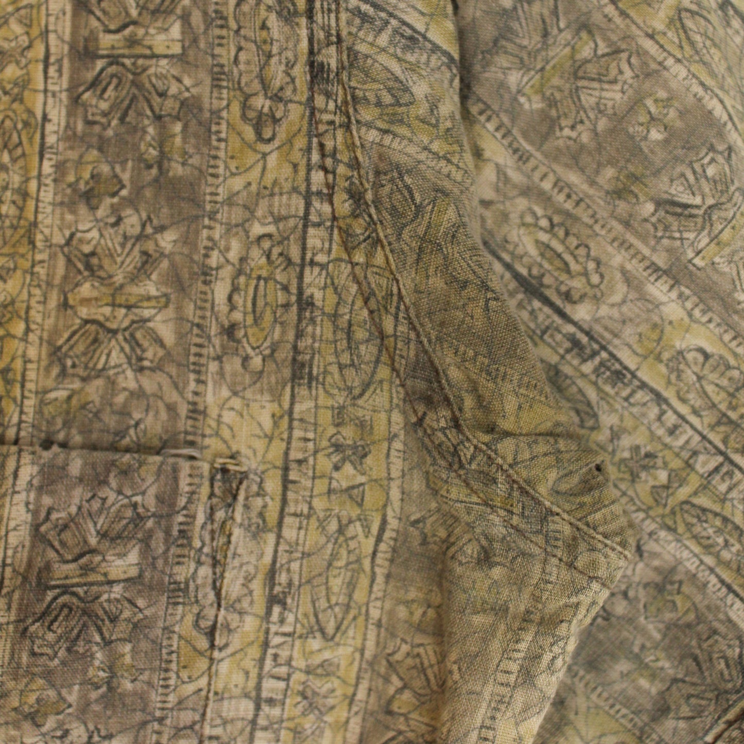 Archdale Paisley Scroll Print Cotton Popover Shirt