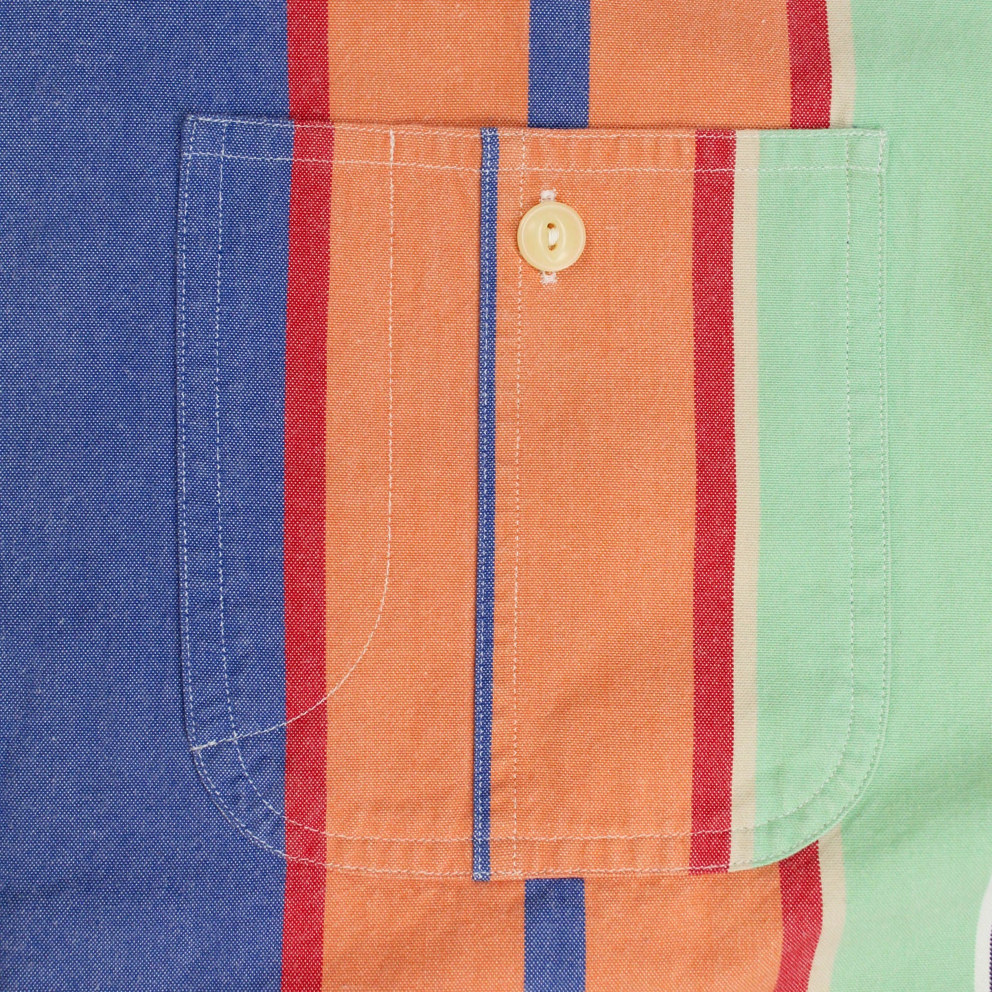 Polo Ralph Lauren Striped Oxford Cloth Beach Camp Shirt