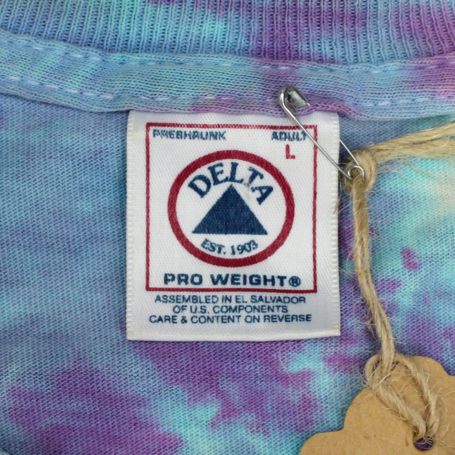 Grateful Dead Stealie with Dancing Bear Tie Dye Long Sleeve Band Tee