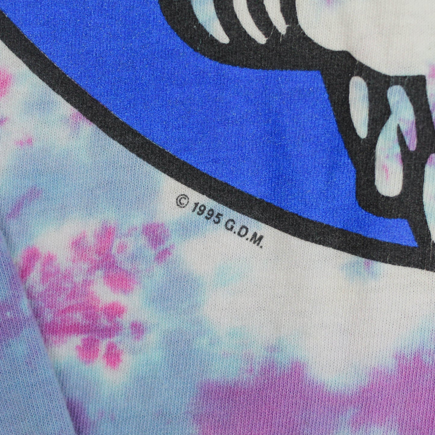 Grateful Dead Stealie with Dancing Bear Tie Dye Long Sleeve Band Tee