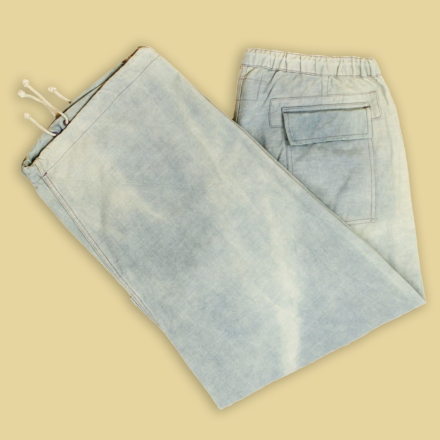 Story mfg. Natural Dye "Purple Slub" Paco Pants