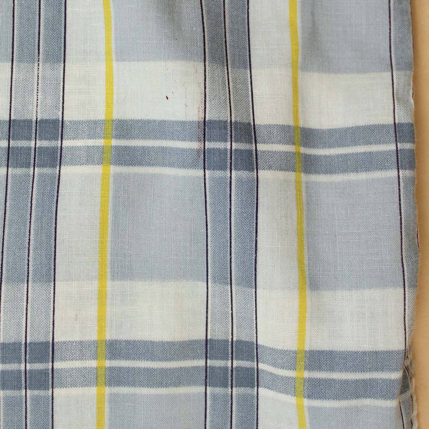 Distinctive Sportswear Printed Plaid Loop Collar Shirt