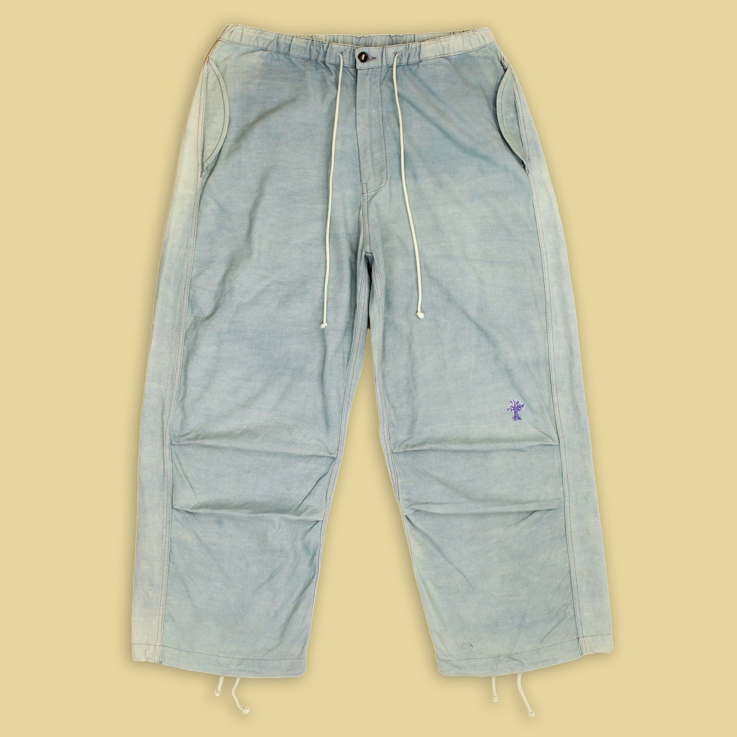 Story mfg. Natural Dye "Purple Slub" Paco Pants