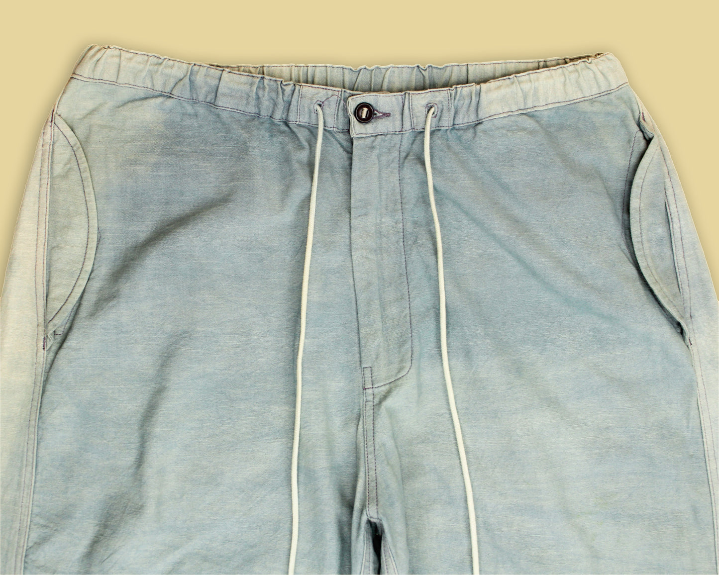 Story mfg. Natural Dye "Purple Slub" Paco Pants