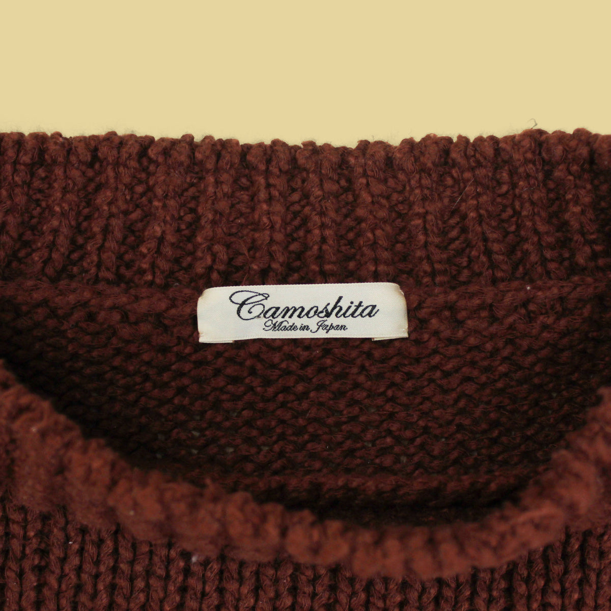 Camoshita Cotton Shoulder Button Sweater