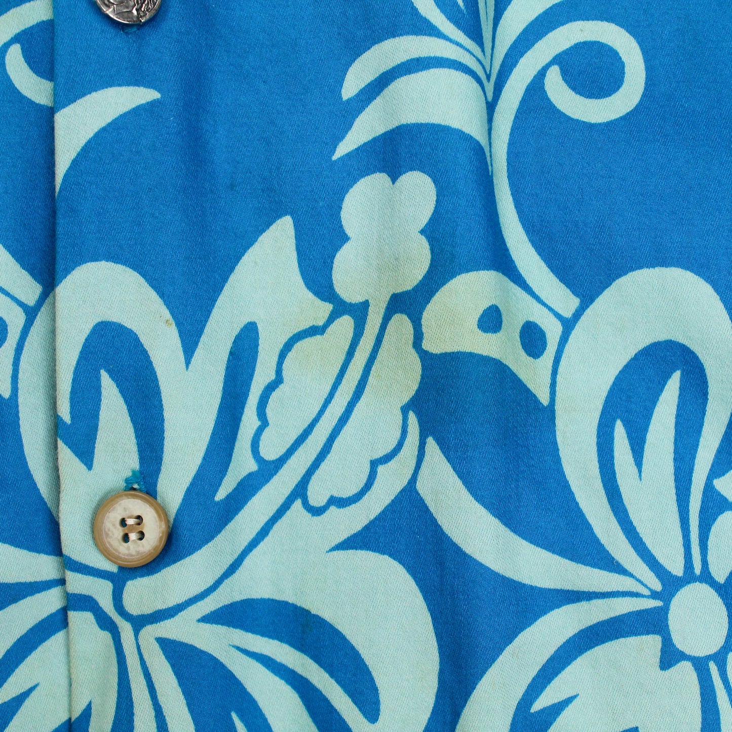 Waltah Clarke's Hibiscus Print Hawaiian Shirt