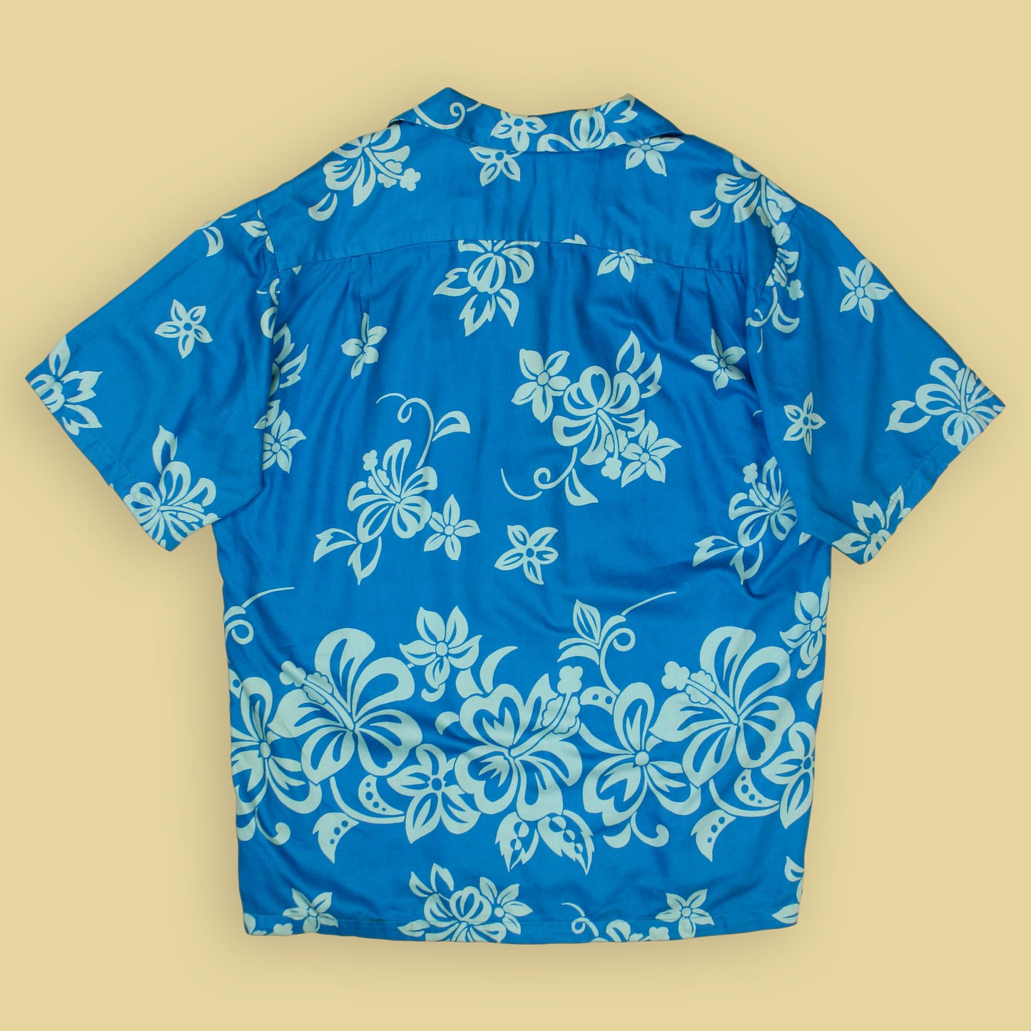 Waltah Clarke's Hibiscus Print Hawaiian Shirt
