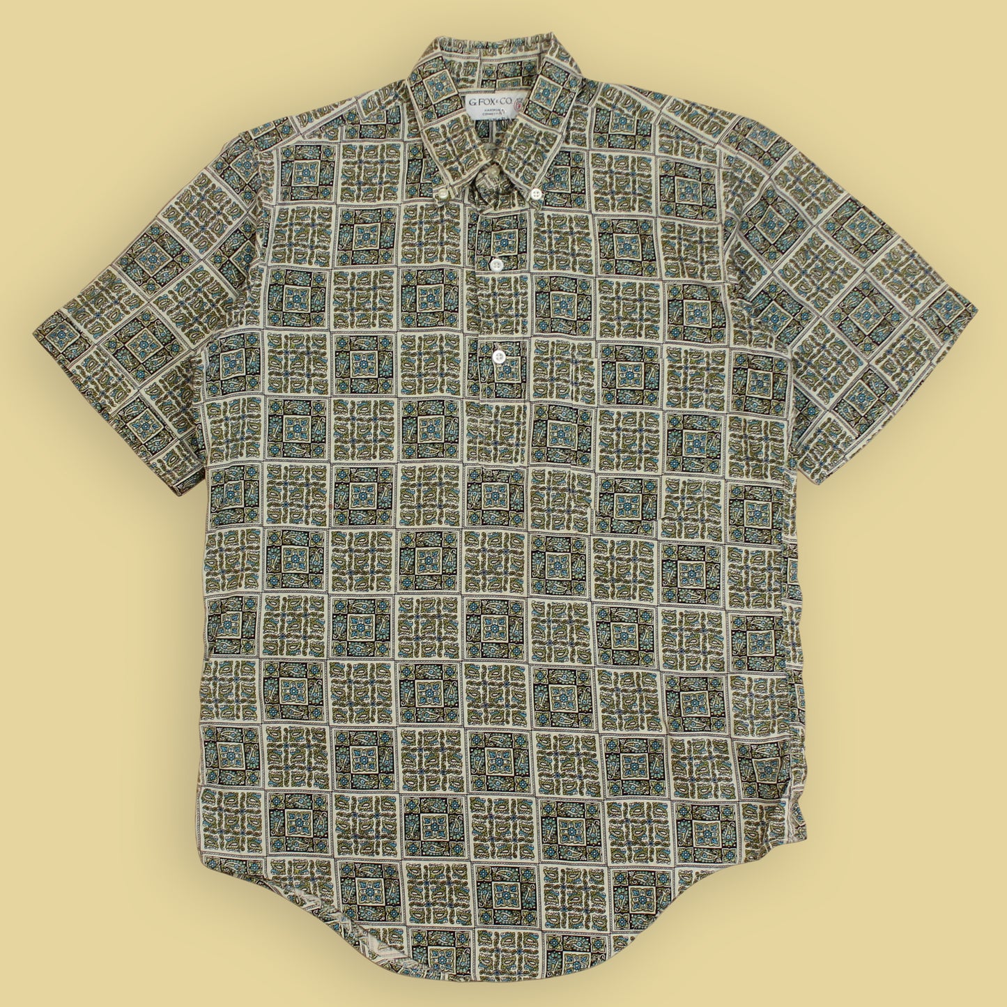 G. Fox & Co. Paisley Print Cotton Popover Shirt