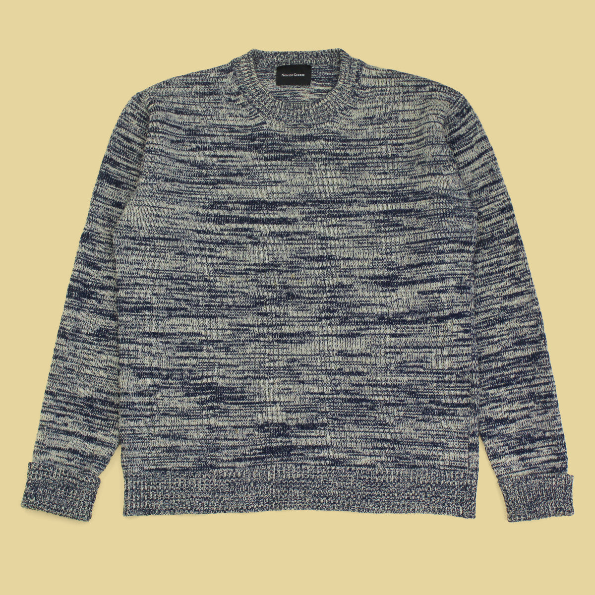 Nom De Guerre Ragg Wool Crewneck Sweater
