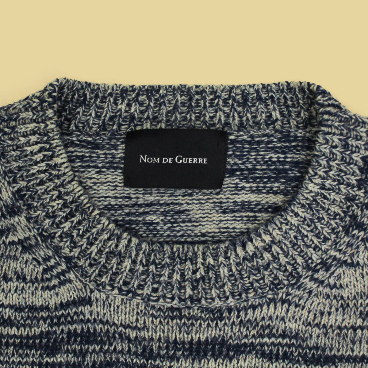 Nom De Guerre Ragg Wool Crewneck Sweater