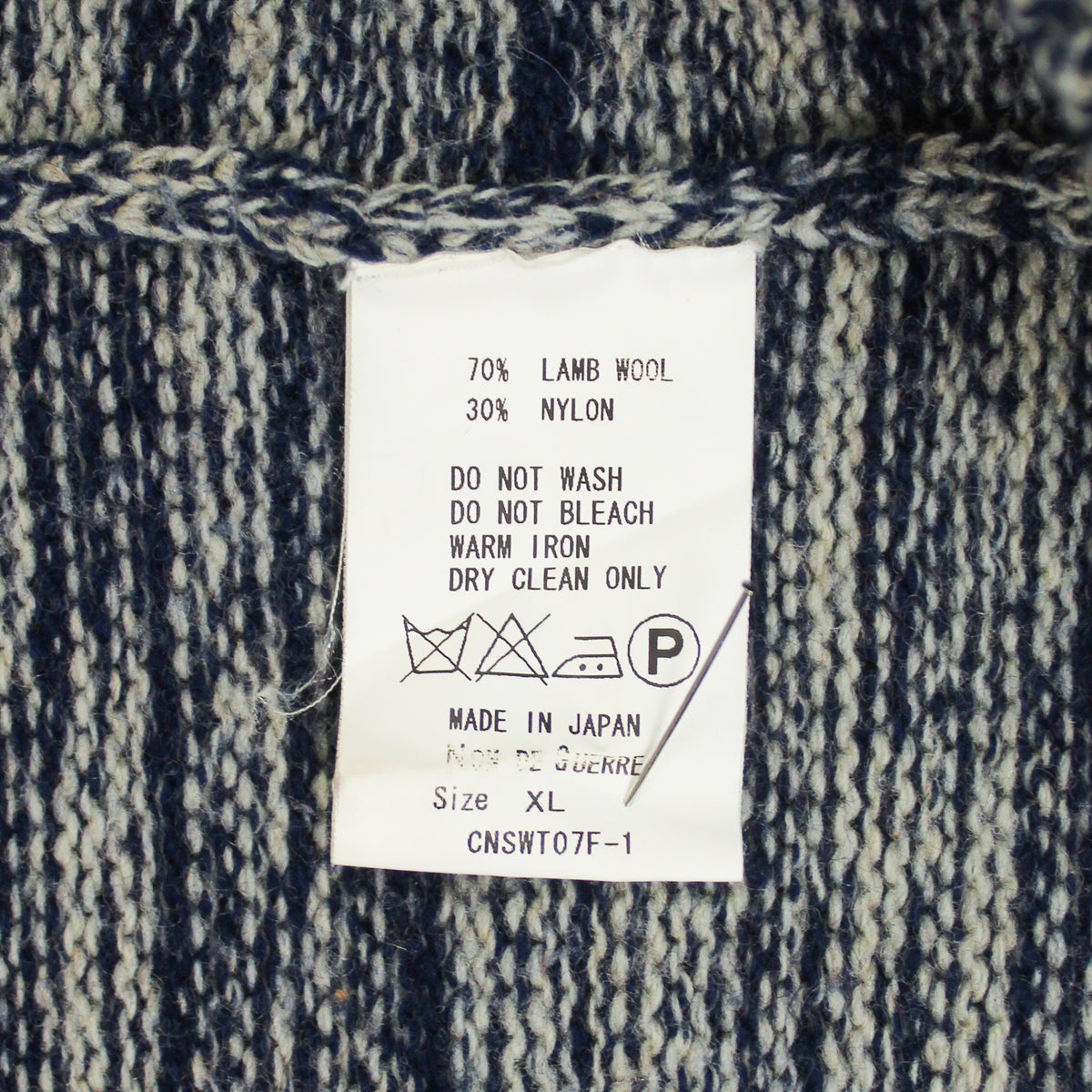 Nom De Guerre Ragg Wool Crewneck Sweater