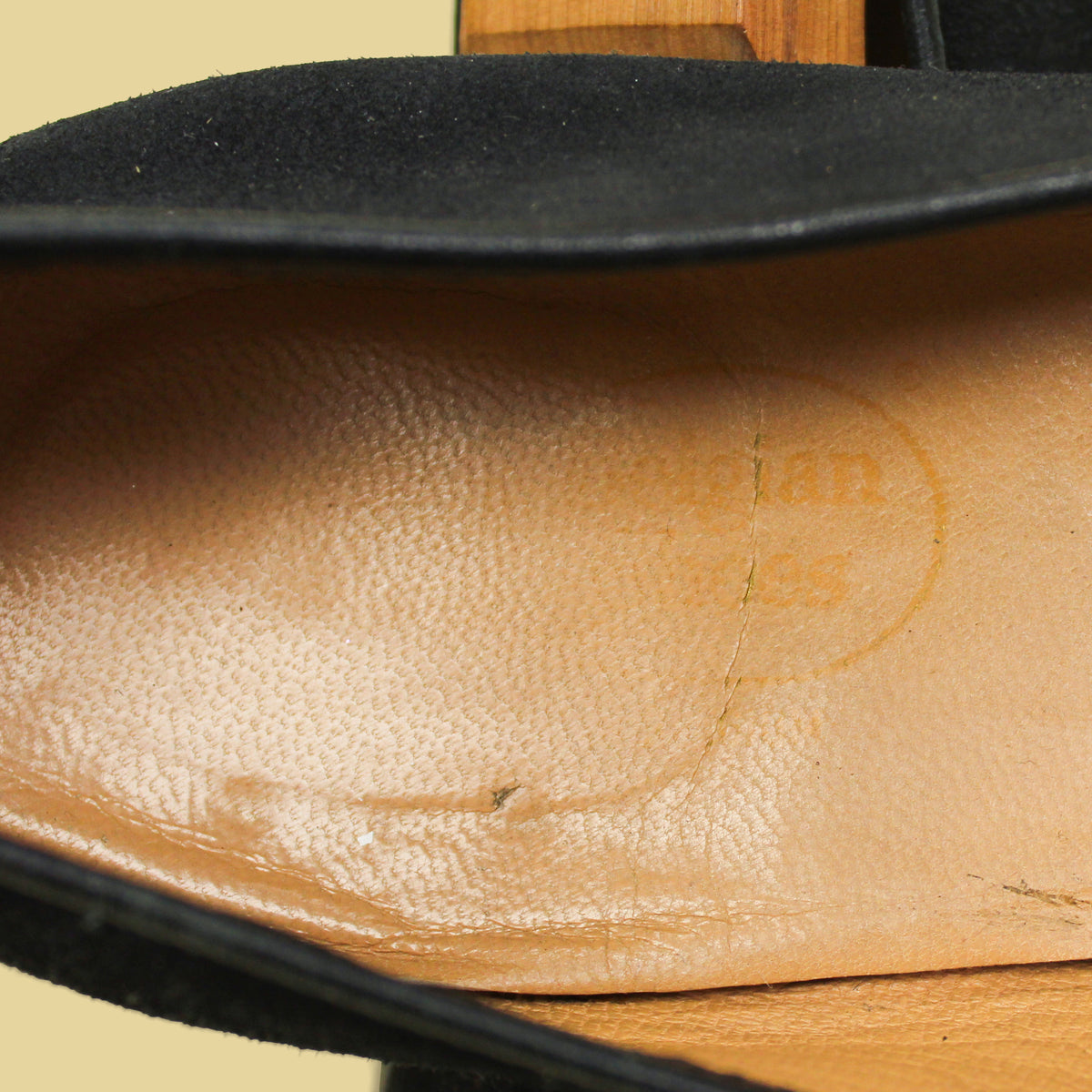 Belgian Shoes Black Suede Loafers 11