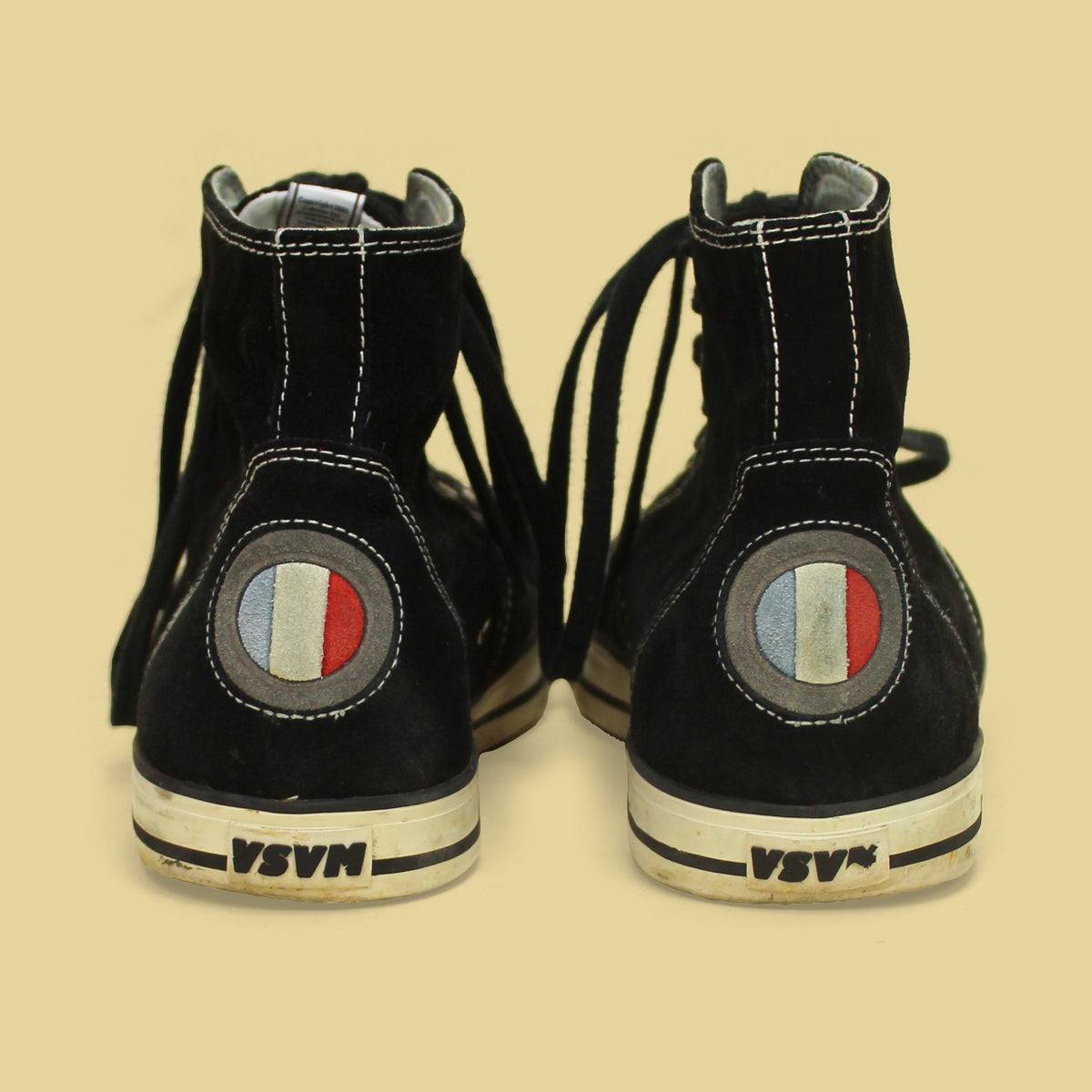 Visvim Black Suede Skagway-Hi Sneakers 11