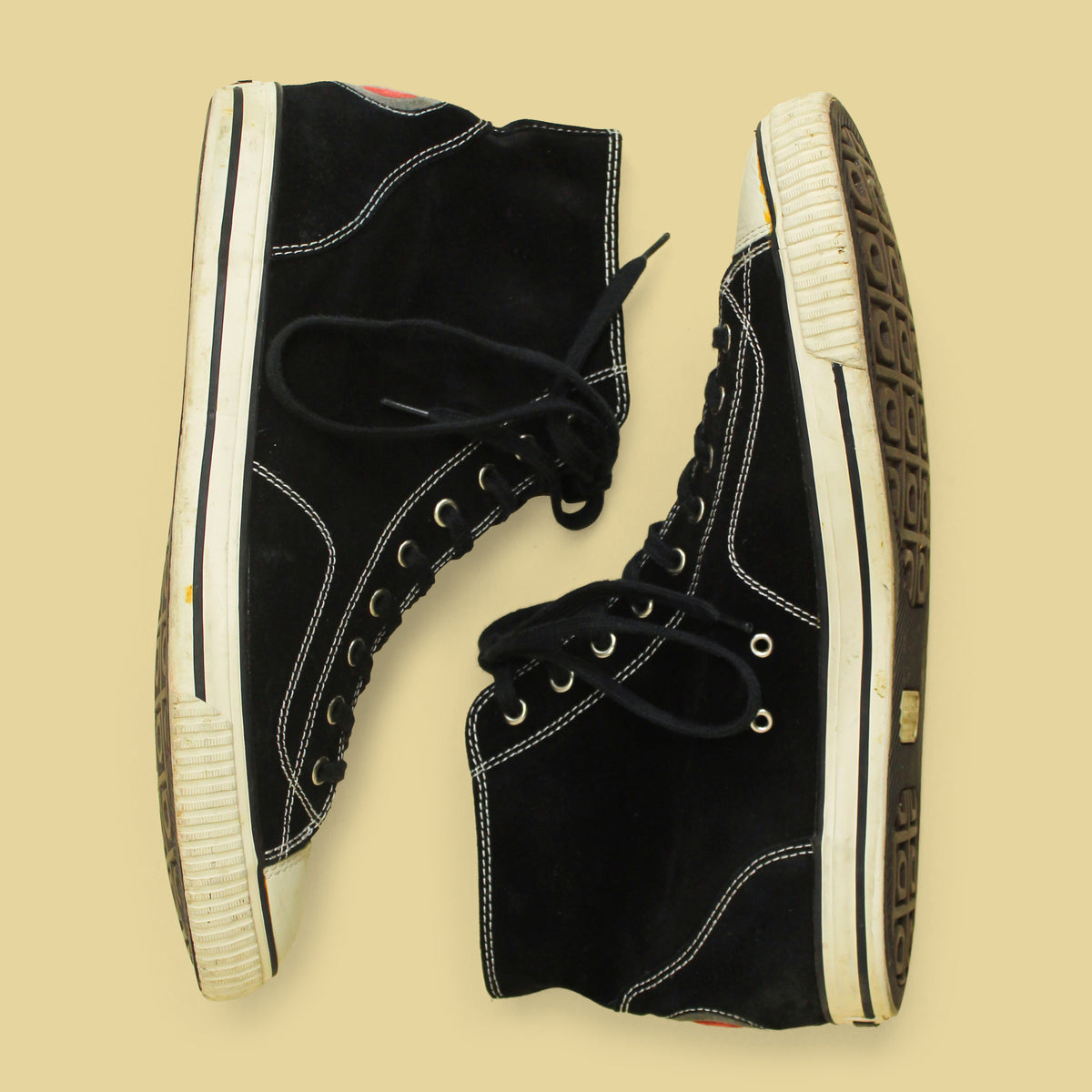 Visvim Black Suede Skagway-Hi Sneakers 11