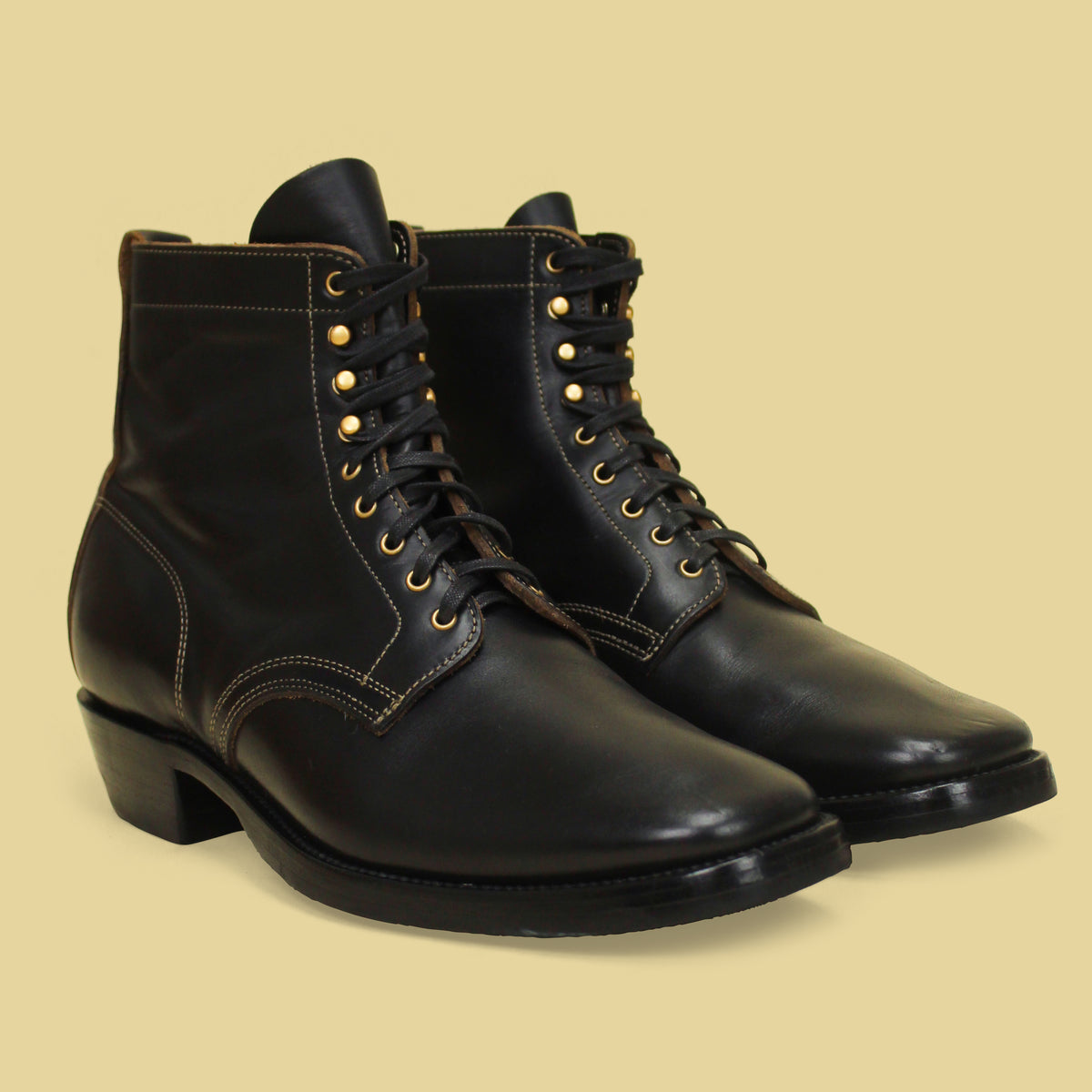 XBXS Black Nuti Ivo Calf Woodcutting Boots 44
