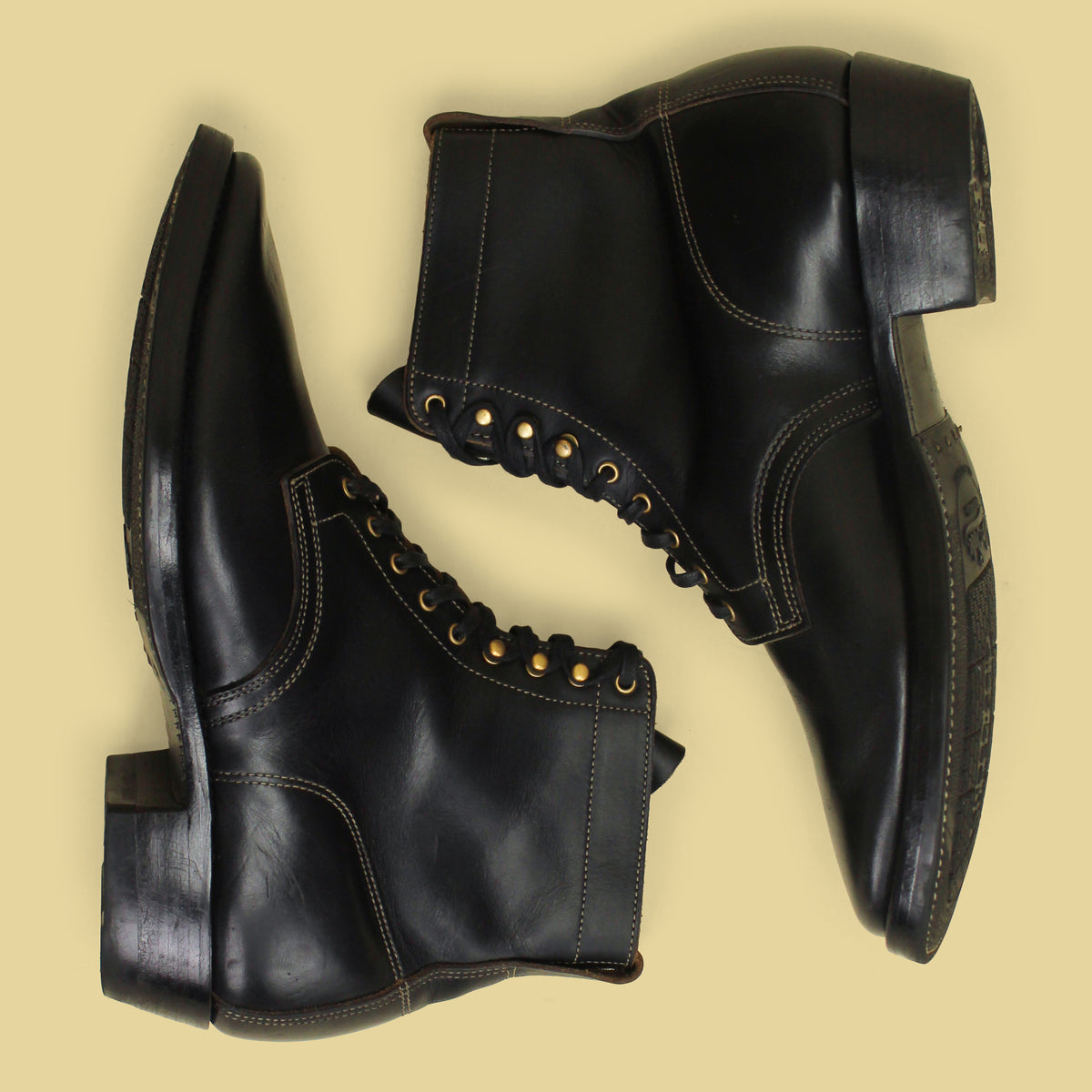 XBXS Black Nuti Ivo Calf Woodcutting Boots 44