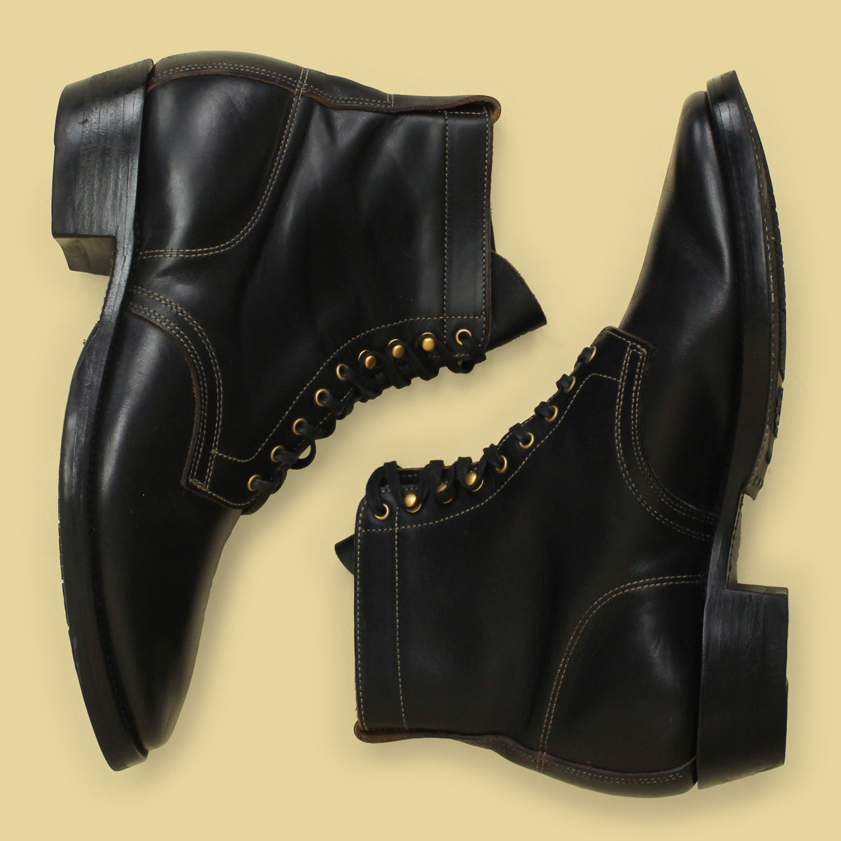 XBXS Black Nuti Ivo Calf Woodcutting Boots 44