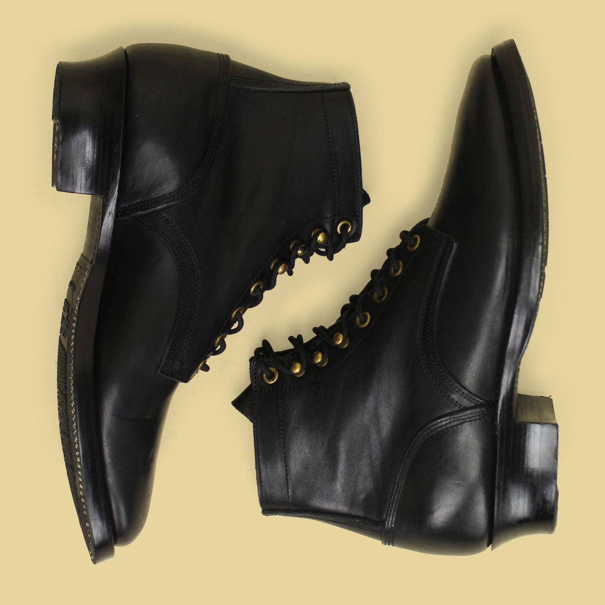 XBXS Black Maryam Horsebutt Land Boots 44