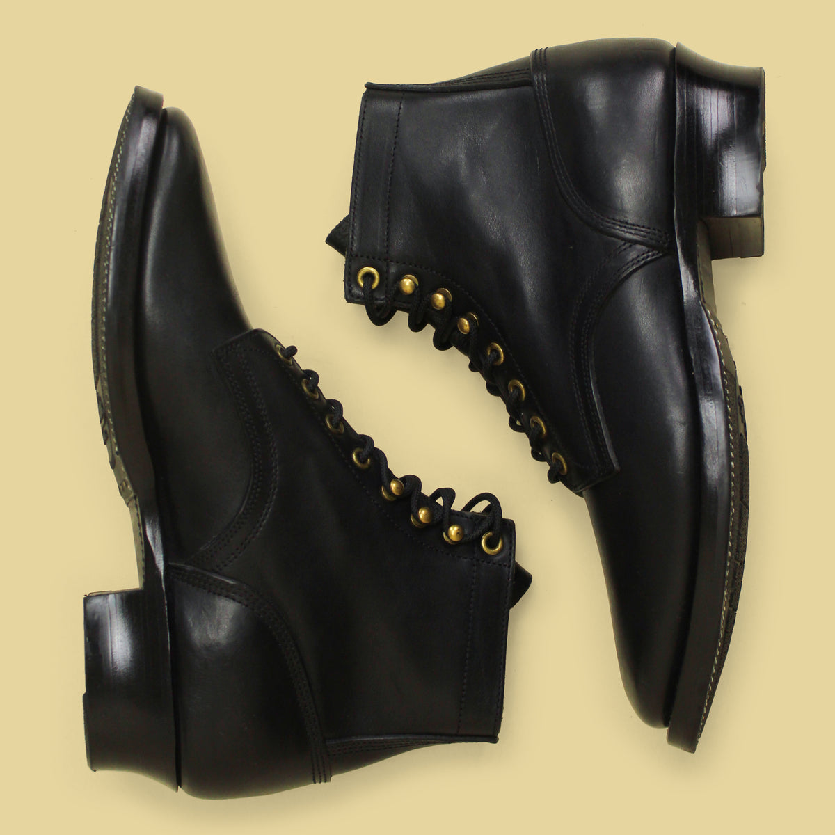 XBXS Black Maryam Horsebutt Land Boots 44