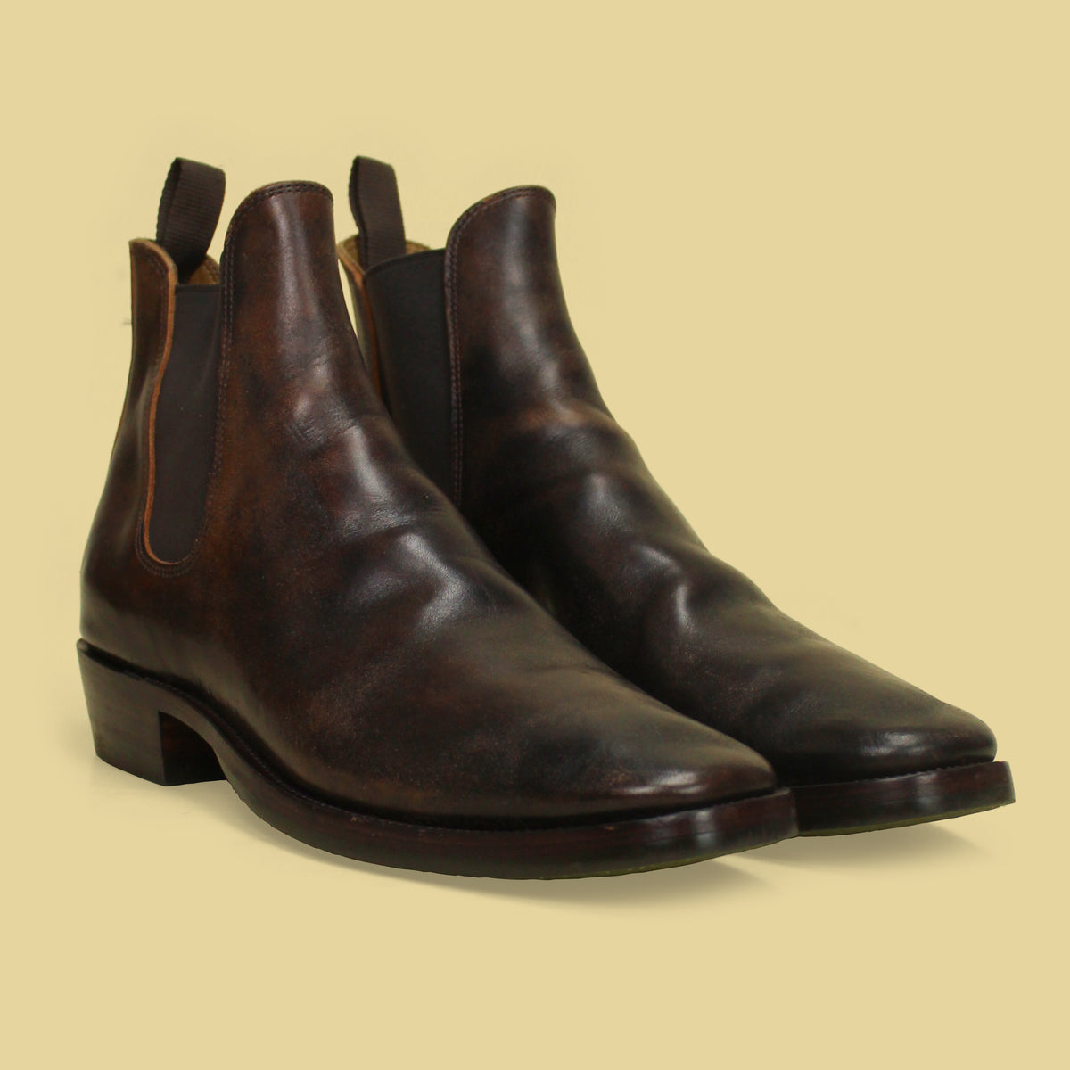 XBXS Overdyed Horsebutt Wholecut Chelsea Boots 44