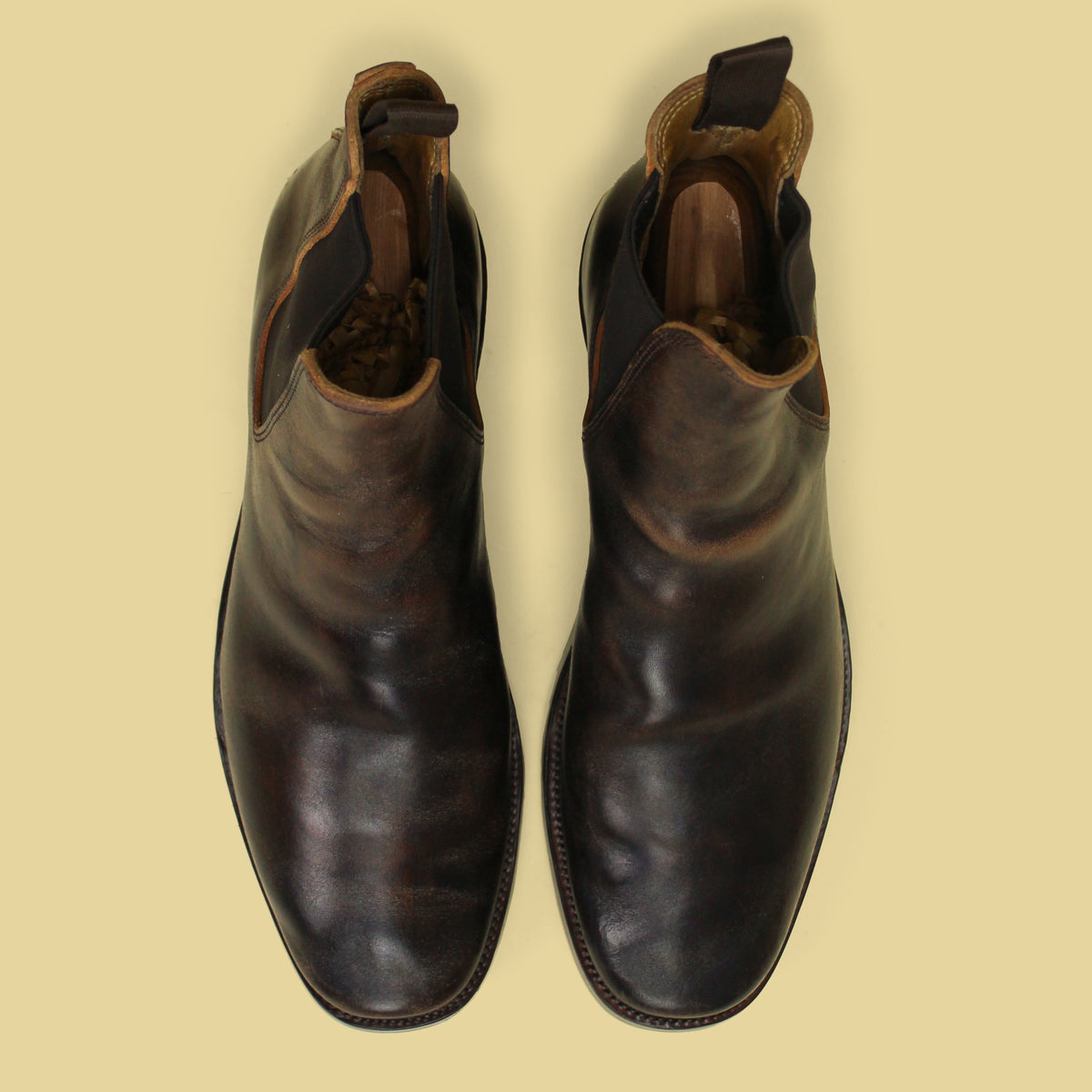 XBXS Overdyed Horsebutt Wholecut Chelsea Boots 44