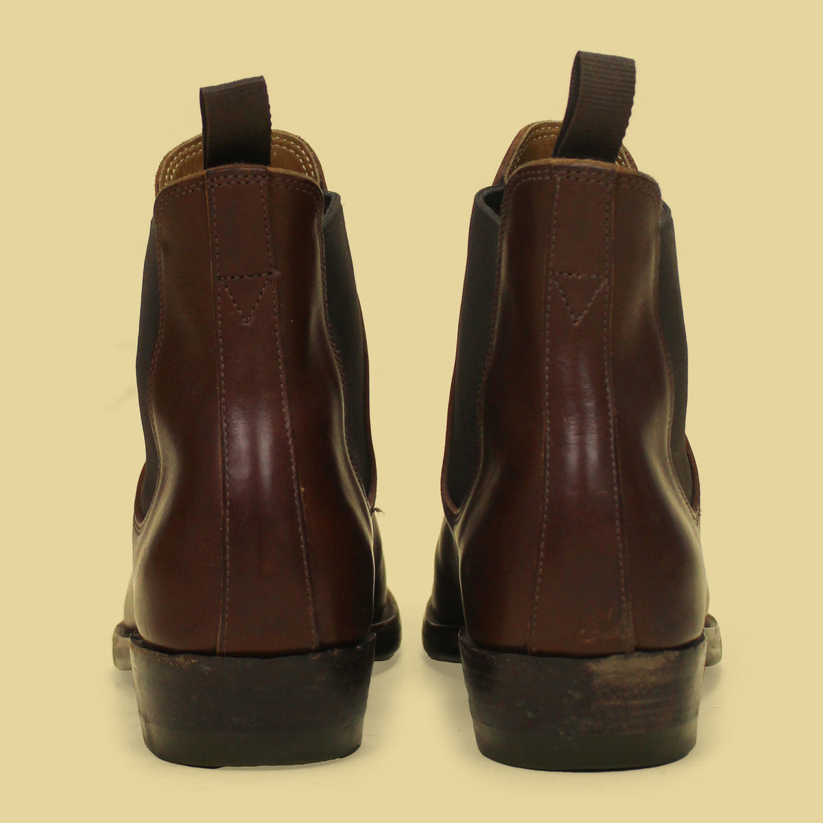 XBXS Brown Nuti Ivo Calf Wholecut Chelsea Boots 44.5