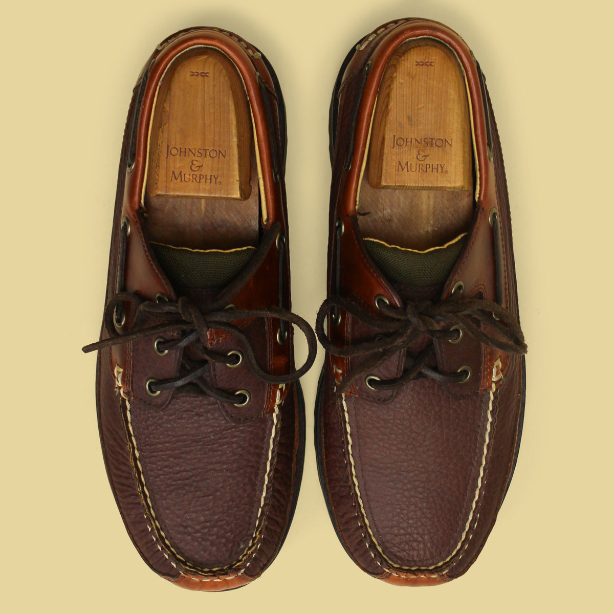 L.L. Bean Allagash Bison Handsewn 3-Eye Moccasins 9