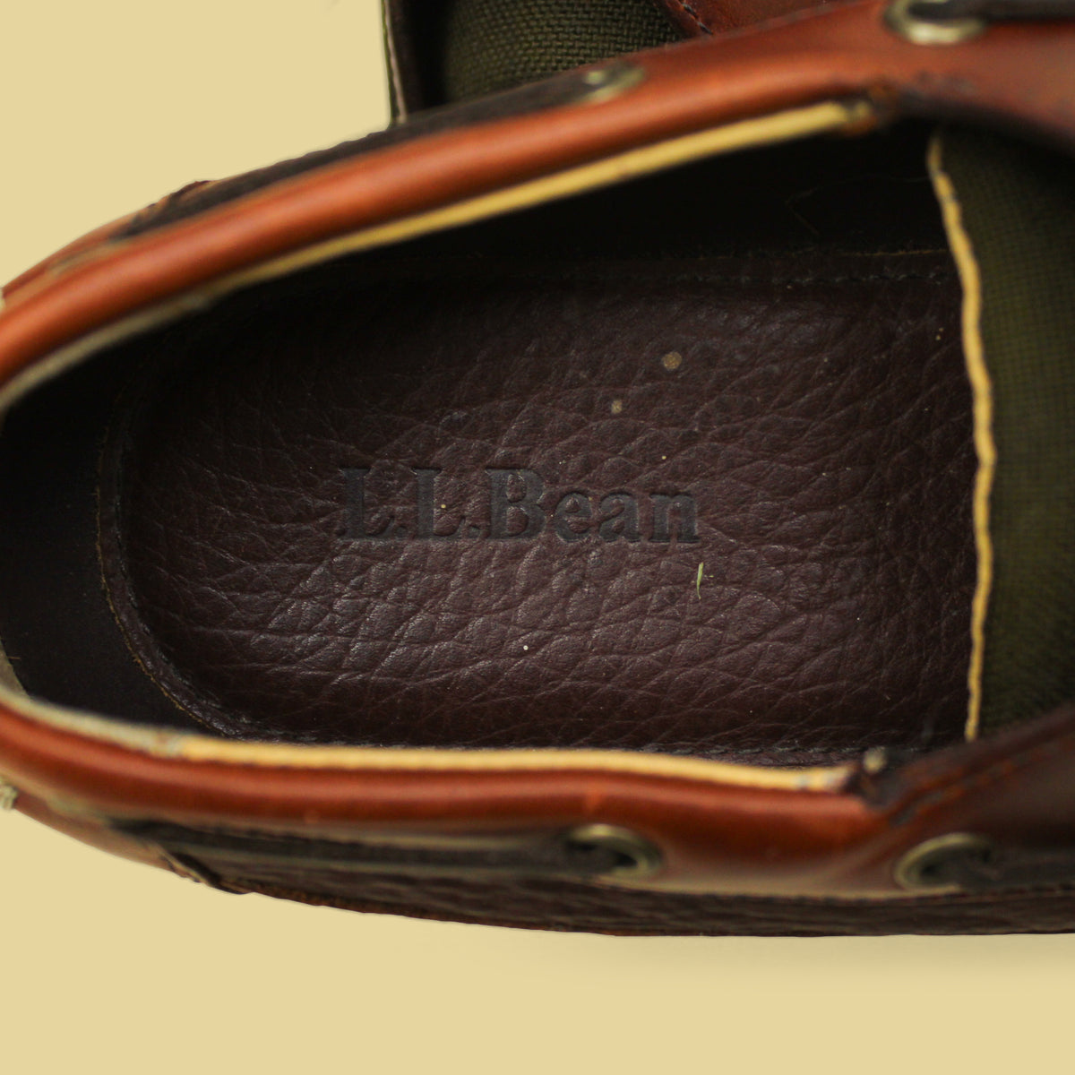 L.L. Bean Allagash Bison Handsewn 3-Eye Moccasins 9