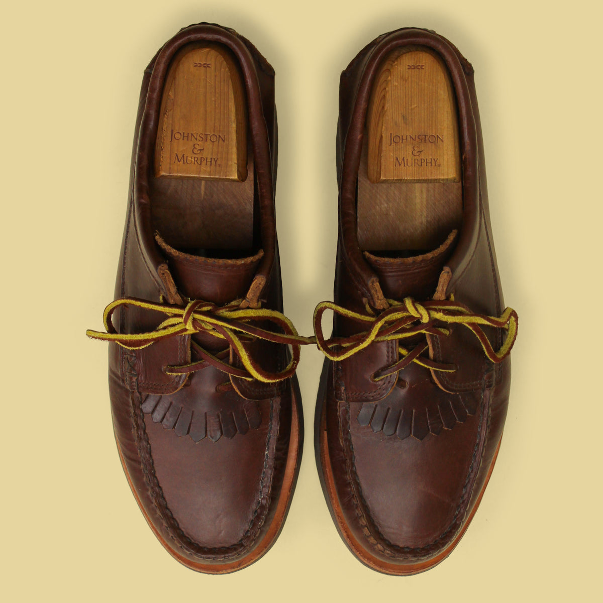 Yuketen Brown Chromexcel Leather Blucher Rocker with Kiltie 10