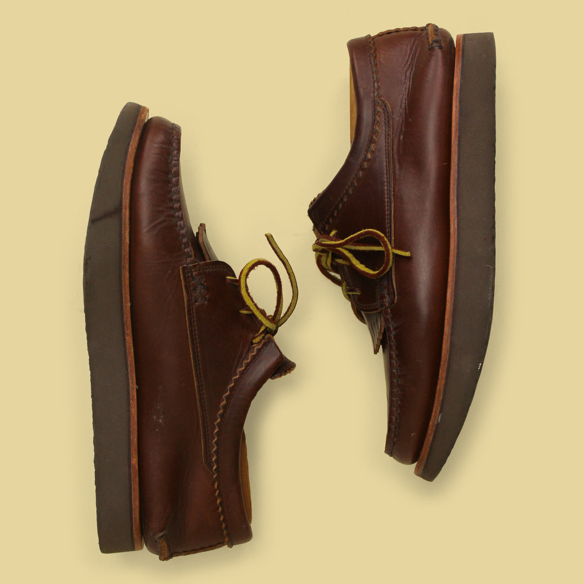 Yuketen Brown Chromexcel Leather Blucher Rocker with Kiltie 10