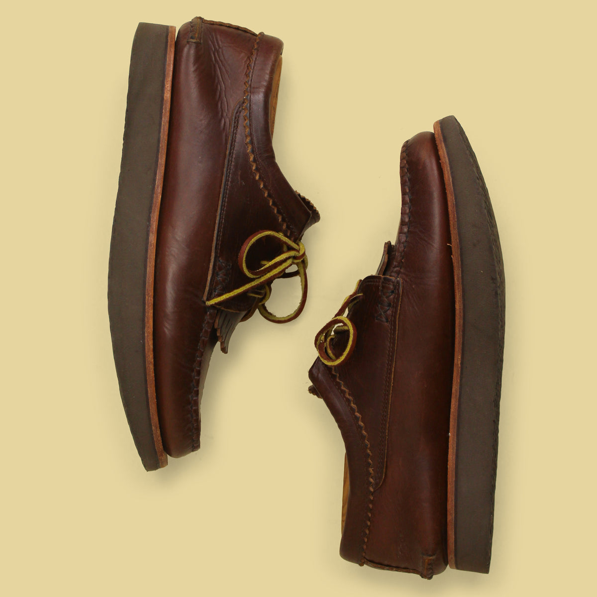 Yuketen Brown Chromexcel Leather Blucher Rocker with Kiltie 10