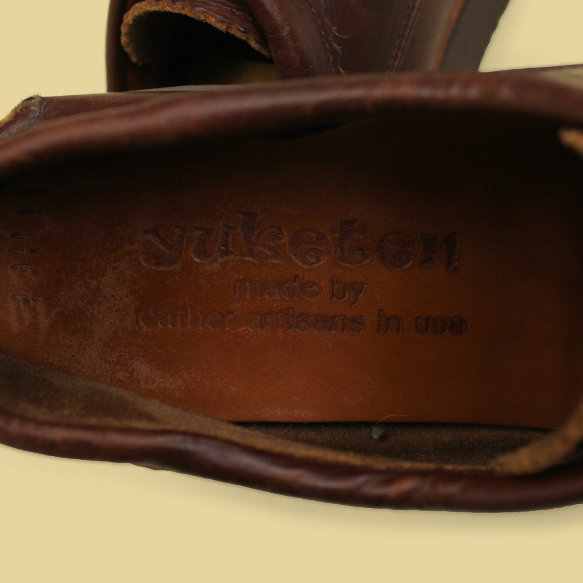Yuketen Brown Chromexcel Leather Blucher Rocker with Kiltie 10