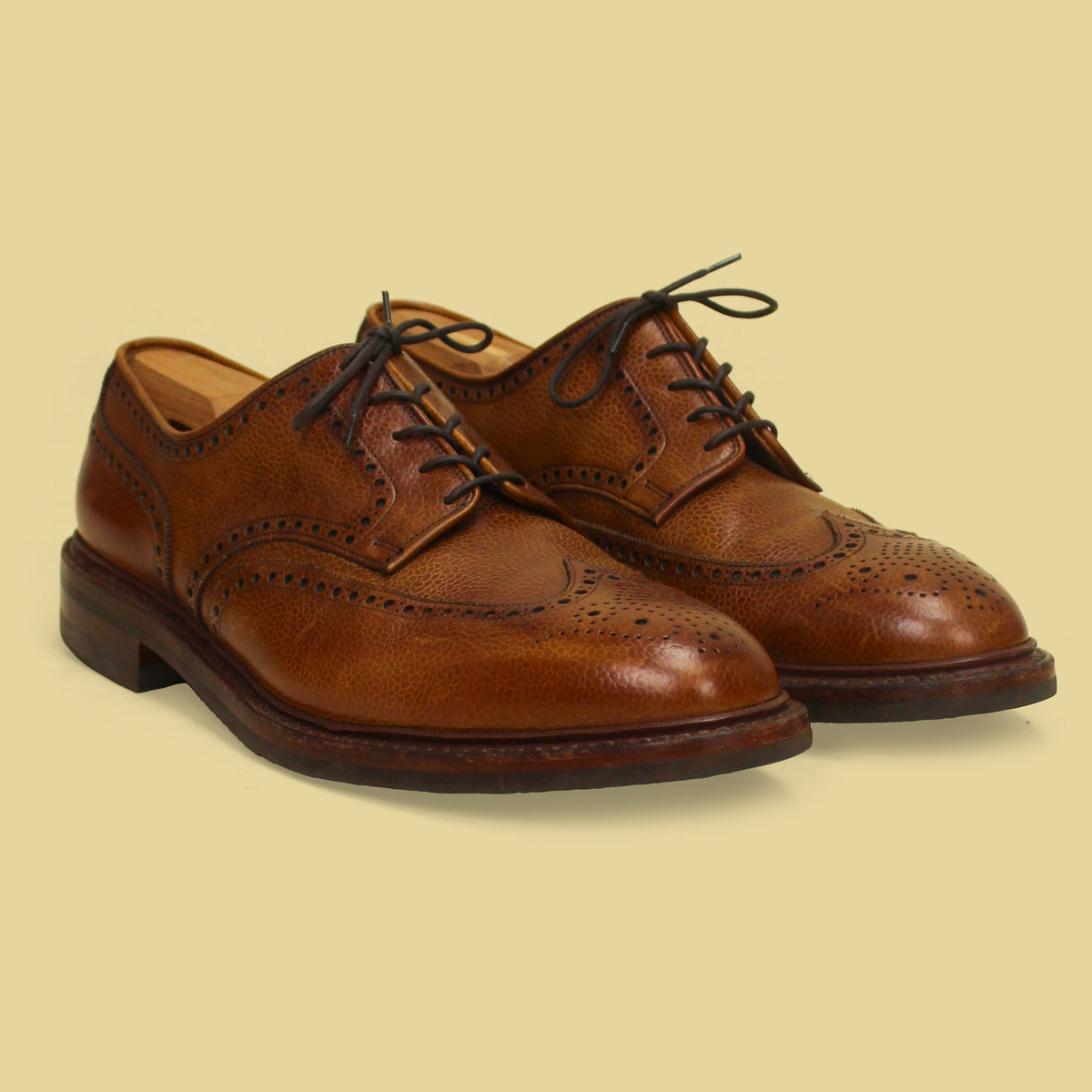 Crockett & Jones Scotch Grain Pembroke Short Wing Bluchers UK 10.5