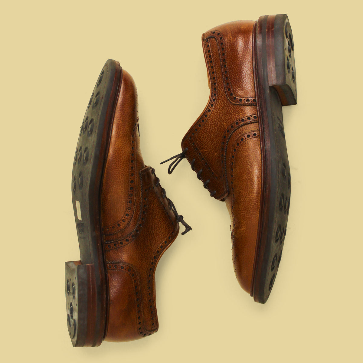 Crockett & Jones Scotch Grain Pembroke Short Wing Bluchers UK 10.5