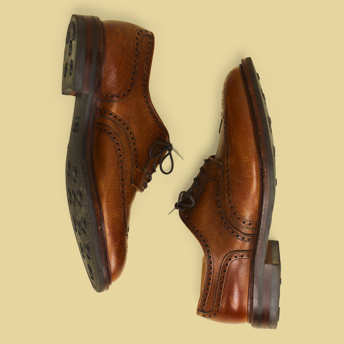 Crockett & Jones Scotch Grain Pembroke Short Wing Bluchers UK 10.5