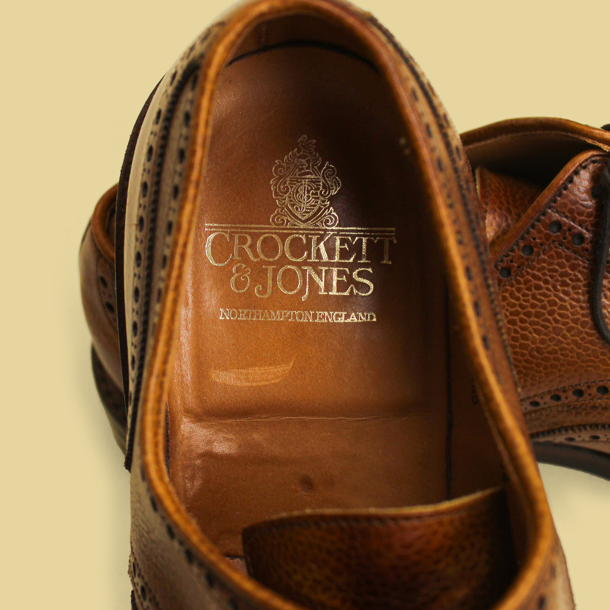 Crockett & Jones Scotch Grain Pembroke Short Wing Bluchers UK 10.5