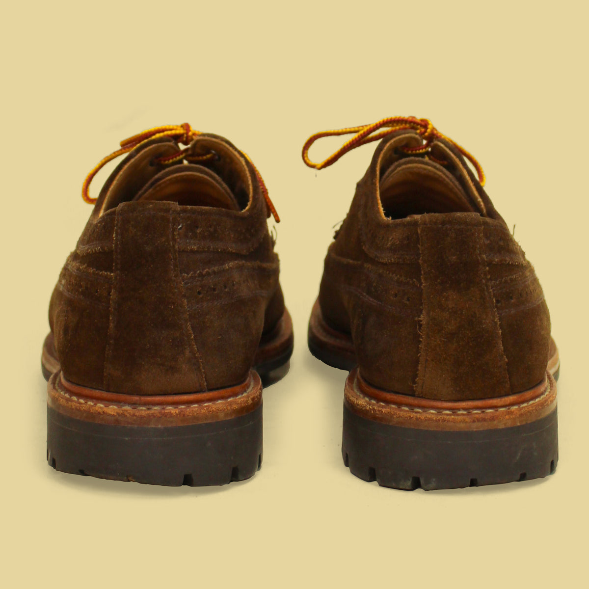 Mark McNairy Chocolate Suede Longwing Bluchers 11