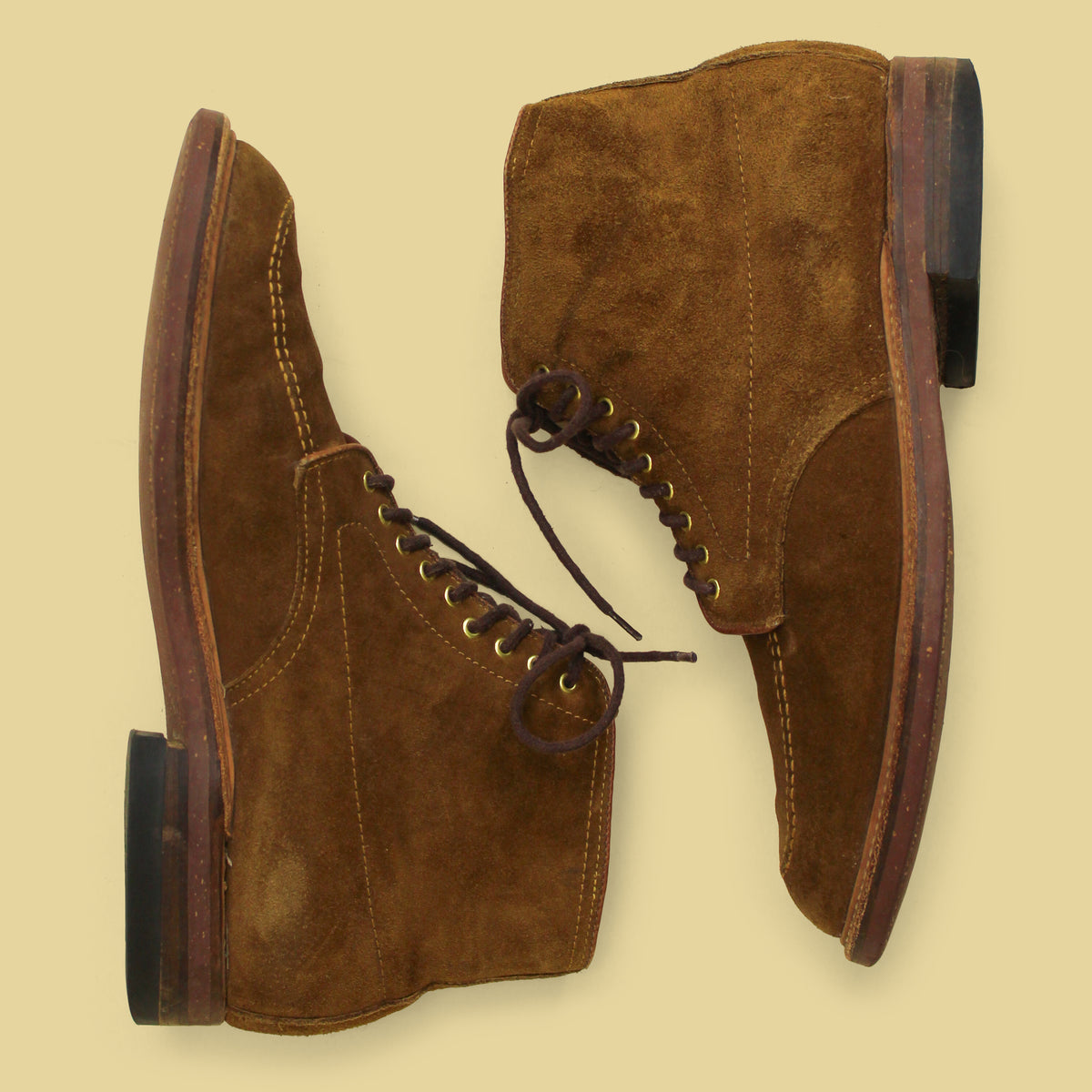 Alden Snuff Suede Indy Boots 10