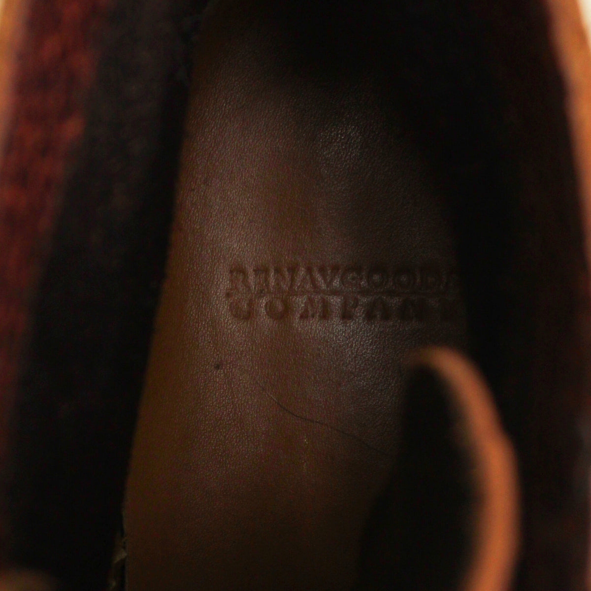 Renav Goods Co. Law Tanning Bison Leather Service Boots 44