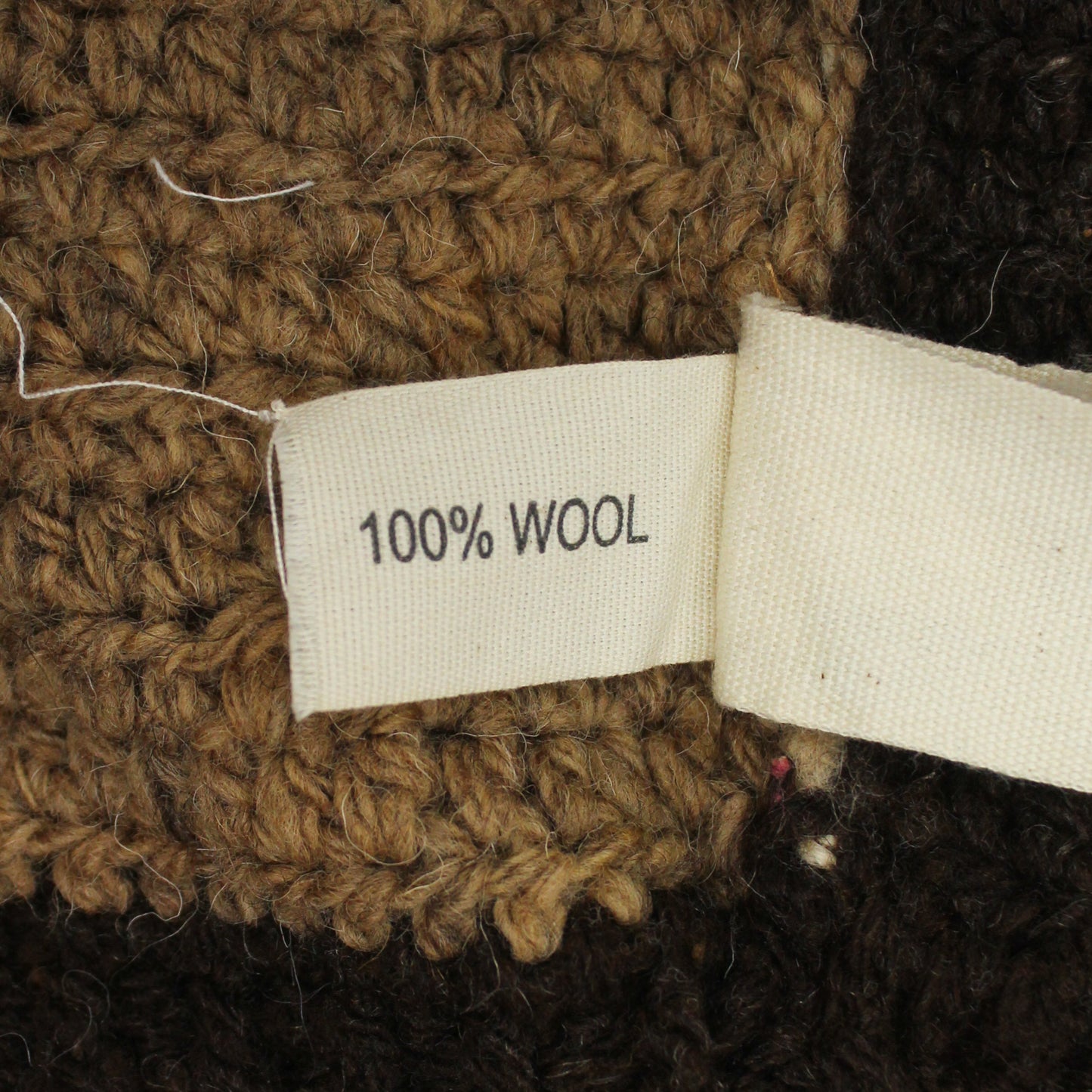 Karu Research Wool Check Rugby Knit Sweater