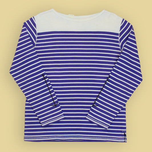 N.Hoolywood Sample Anchor Print Breton Stripe Shirt