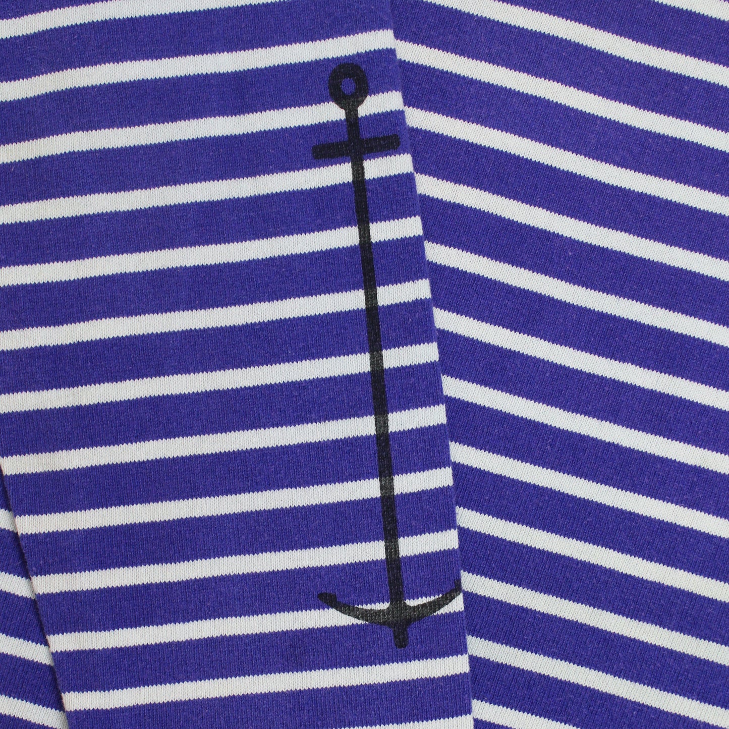 N.Hoolywood Sample Anchor Print Breton Stripe Shirt